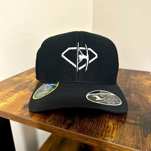 Pole Dancer Logo Port Authority FlexFit Tech Black Baseball Cap